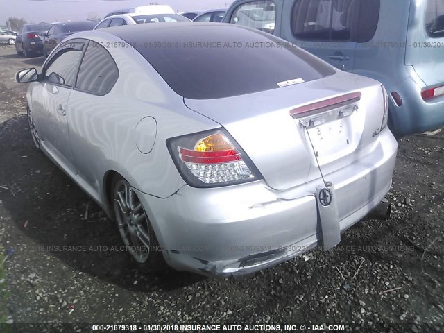 JTKDE167560126806 - 2006 TOYOTA SCION TC SILVER photo 3