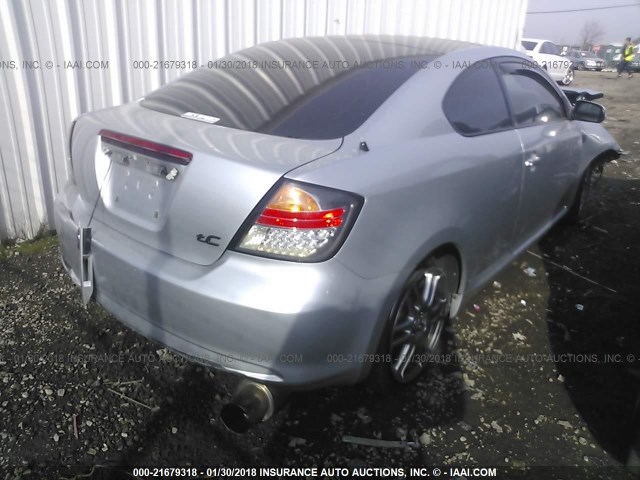 JTKDE167560126806 - 2006 TOYOTA SCION TC 银色 照片 4