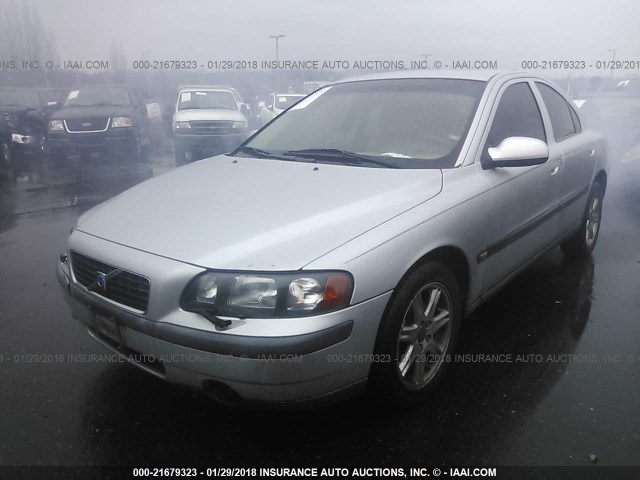 YV1RS58D822134567 - 2002 VOLVO S60 2.4T SILVER photo 2
