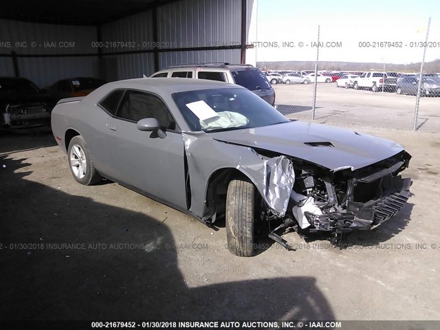 2C3CDZAG1JH131456 - 2018 DODGE CHALLENGER SXT GRAY photo 1