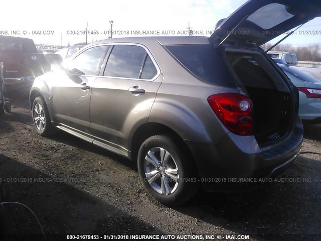 2CNALBEW2A6396506 - 2010 CHEVROLET EQUINOX LS GRAY photo 3