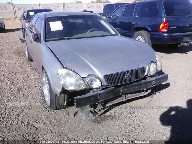 JT8BH68X4X0014613 - 1999 LEXUS GS 400 SILVER photo 6