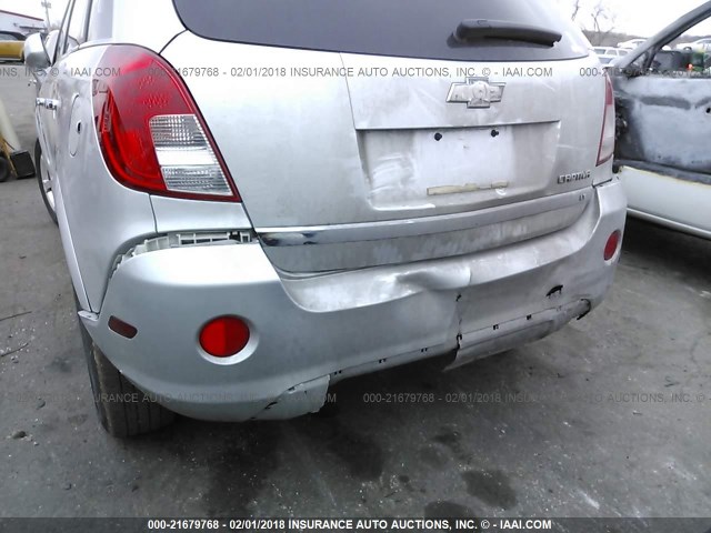 3GNAL3EK3DS624551 - 2013 CHEVROLET CAPTIVA LT SILVER photo 6