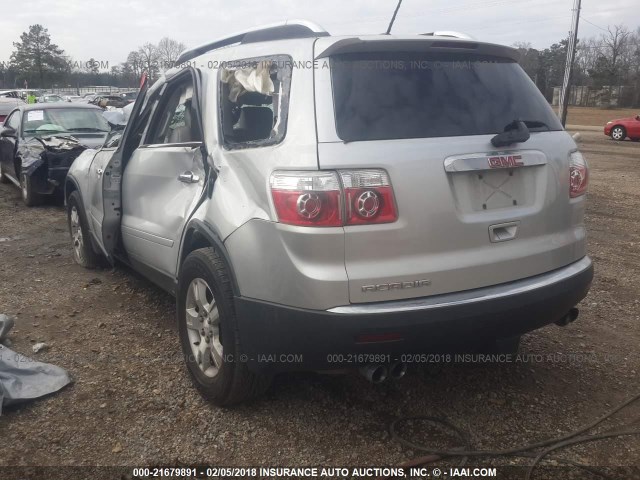 1GKER23D89J180832 - 2009 GMC ACADIA SLT-1 Srebrny zdjęcie 3