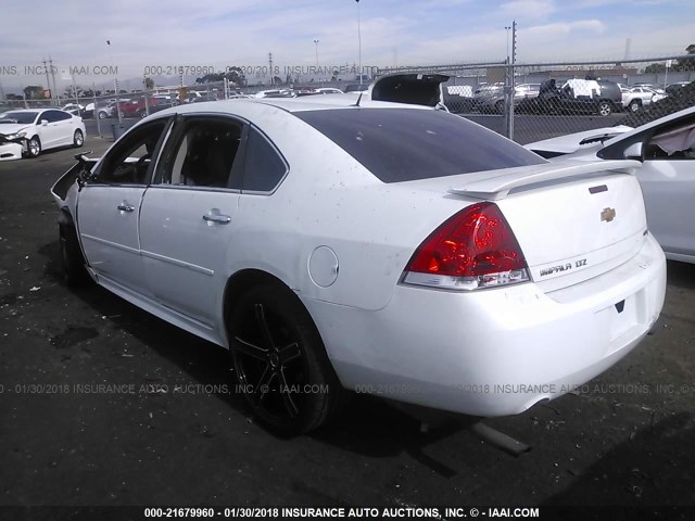 2G1WC5E32G1150328 - 2016 CHEVROLET IMPALA LIMITED LTZ WHITE photo 3