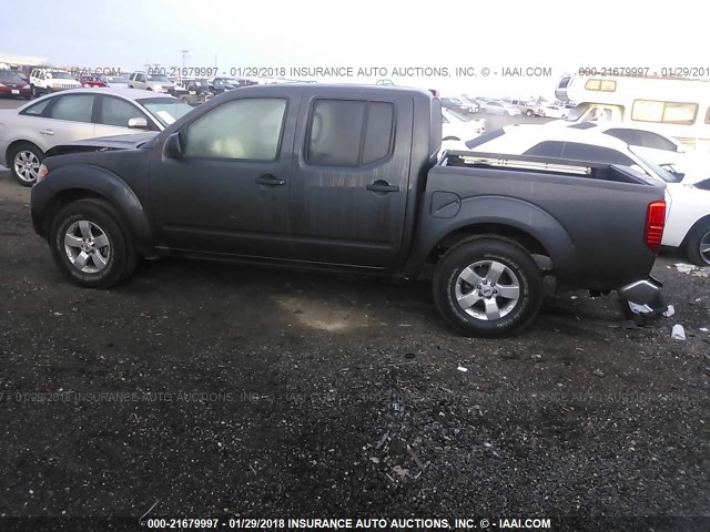 1N6AD0ER3DN715411 - 2013 NISSAN FRONTIER S/SV/SL/PRO-4X GRAY photo 3