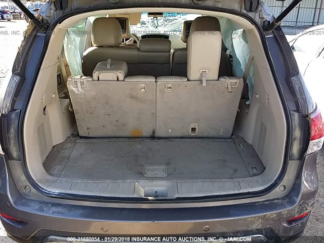 5N1AR2MN8DC616377 - 2013 NISSAN PATHFINDER S/SV/SL/PLATINUM 灰色 照片 8