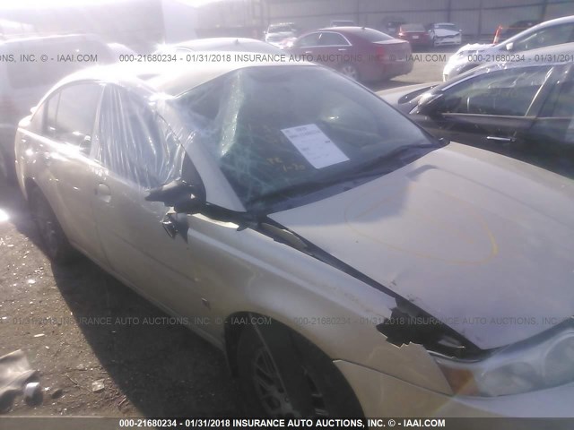 1G8AL52F24Z185352 - 2004 SATURN ION LEVEL 3 TAN photo 1