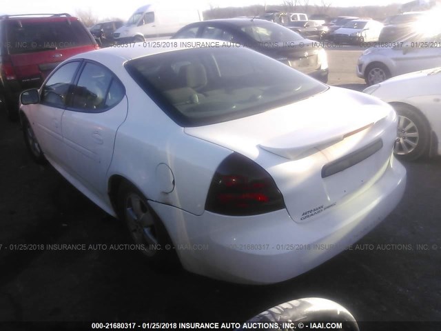 2G2WP552061129225 - 2006 PONTIAC GRAND PRIX WHITE photo 3