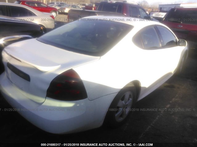 2G2WP552061129225 - 2006 PONTIAC GRAND PRIX WHITE photo 4