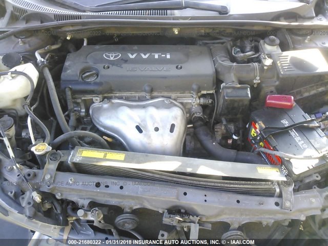 JTKDE167580274540 - 2008 TOYOTA SCION TC 灰色 照片 10