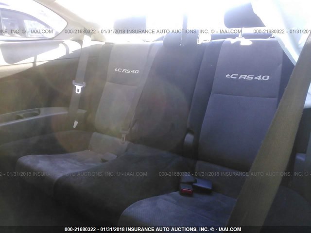 JTKDE167580274540 - 2008 TOYOTA SCION TC 灰色 照片 8