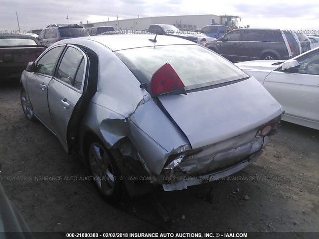 1G1ZB5EB4A4113106 - 2010 CHEVROLET MALIBU LS ვერცხლისფერი ფოტო 3