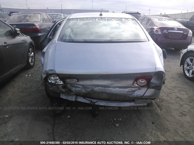1G1ZB5EB4A4113106 - 2010 CHEVROLET MALIBU LS ვერცხლისფერი ფოტო 6
