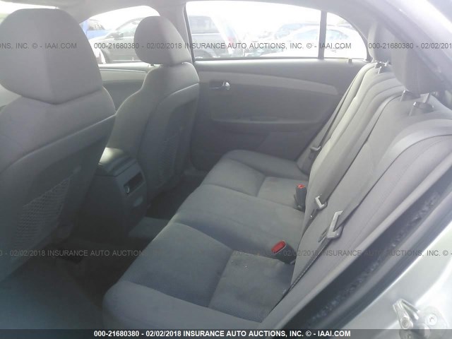 1G1ZB5EB4A4113106 - 2010 CHEVROLET MALIBU LS ვერცხლისფერი ფოტო 8