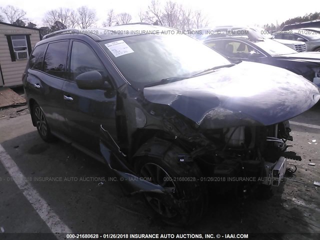 5N1AR2MN6EC686123 - 2014 NISSAN PATHFINDER S/SV/SL/PLATINUM 灰色 照片 1