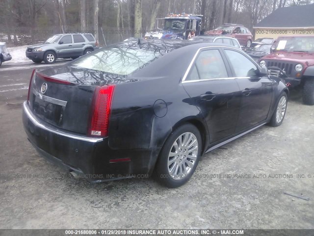 1G6DM5EG4A0144941 - 2010 CADILLAC CTS PERFORMANCE COLLECTION BLACK photo 4