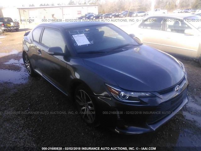 JTKJF5C70FJ007387 - 2015 TOYOTA SCION TC 灰色 照片 1