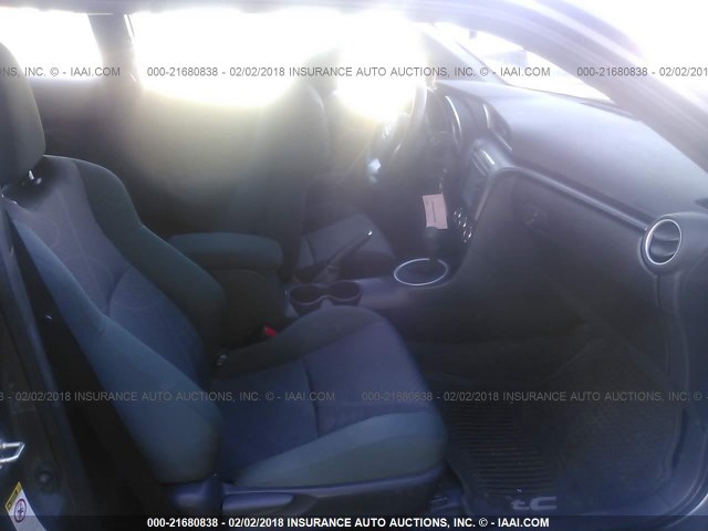 JTKJF5C70FJ007387 - 2015 TOYOTA SCION TC 灰色 照片 5