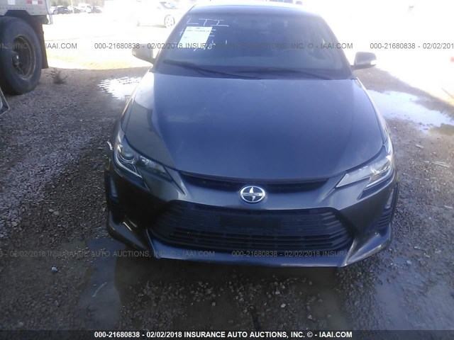 JTKJF5C70FJ007387 - 2015 TOYOTA SCION TC 灰色 照片 6