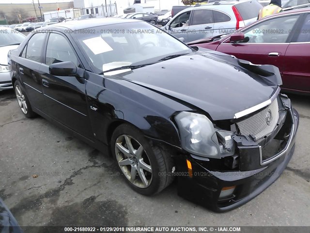 1G6DN57U470107574 - 2007 CADILLAC CTS-V BLACK photo 1