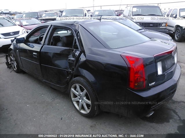 1G6DN57U470107574 - 2007 CADILLAC CTS-V BLACK photo 3