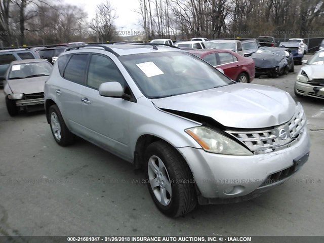 JN8AZ08WX3W213434 - 2003 NISSAN MURANO SL/SE BLUE photo 1