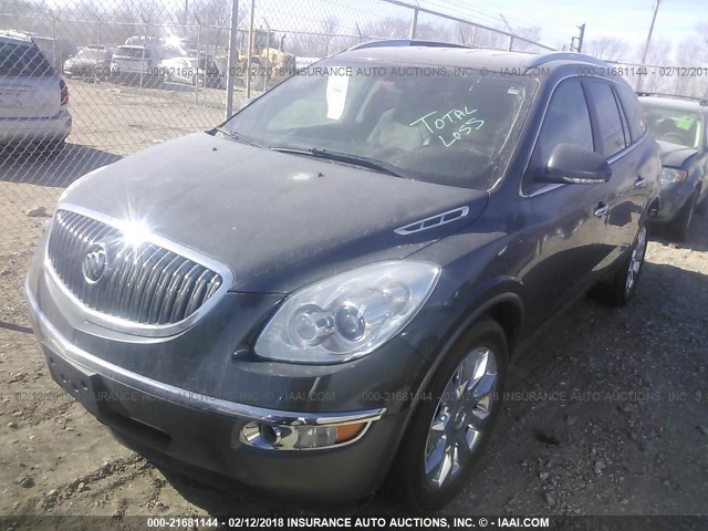 5GAKVDED9CJ347422 - 2012 BUICK ENCLAVE GRAY photo 2