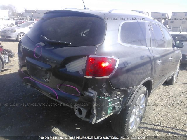 5GAKVDED9CJ347422 - 2012 BUICK ENCLAVE GRAY photo 4