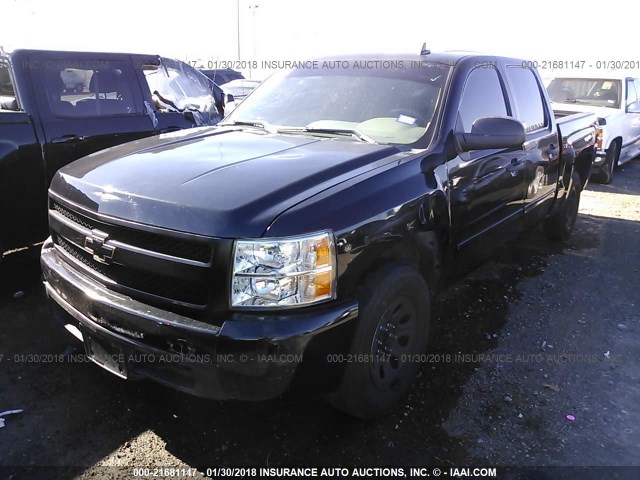 3GCPCREA7BG119576 - 2011 CHEVROLET SILVERADO C1500  LS BLACK photo 2