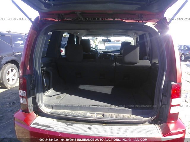 1J8GP28K89W511759 - 2009 JEEP LIBERTY SPORT 红色 照片 6