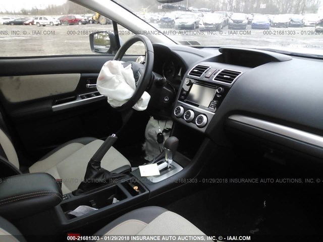 JF2GPABC4G8229477 - 2016 SUBARU CROSSTREK PREMIUM Көк фото 5