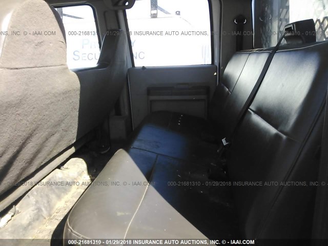 1FDAW4HR5AEA50955 - 2010 FORD F450 WHITE photo 8