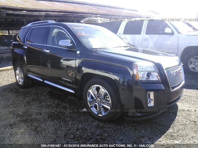 2GKALUEK5F6269192 - 2015 GMC TERRAIN DENALI BLACK photo 1