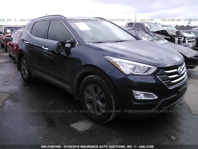 5XYZU3LB2FG242415 - 2015 HYUNDAI SANTA FE SPORT  BLUE photo 1