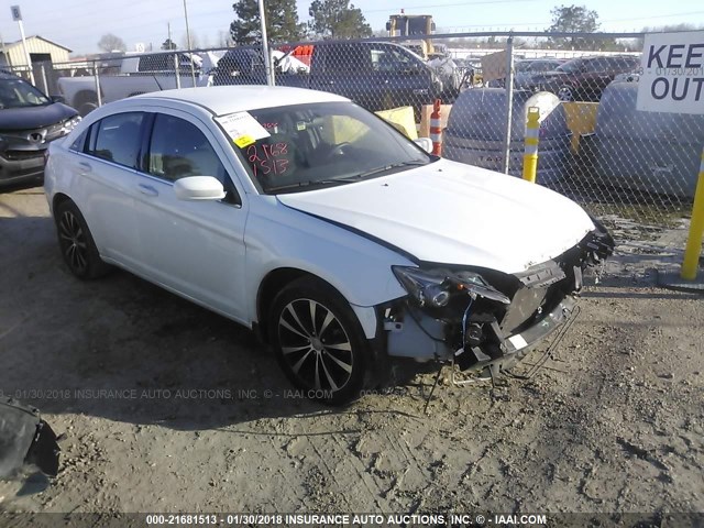 1C3CCBBB7DN701467 - 2013 CHRYSLER 200 TOURING WHITE photo 1