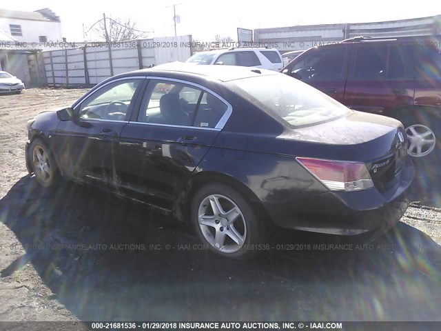 1HGCP26899A057646 - 2009 HONDA ACCORD EXL BLACK photo 3