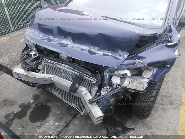 2HGFA16329H517373 - 2009 HONDA CIVIC VP BLUE photo 6