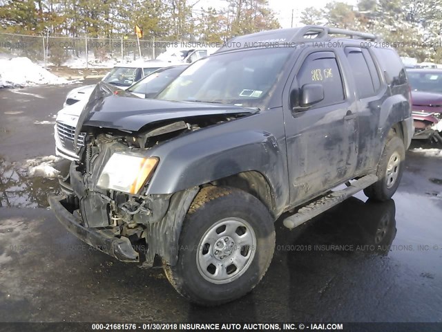 5N1AN08WX8C540847 - 2008 NISSAN XTERRA OFF ROAD/S/SE GRAY photo 2