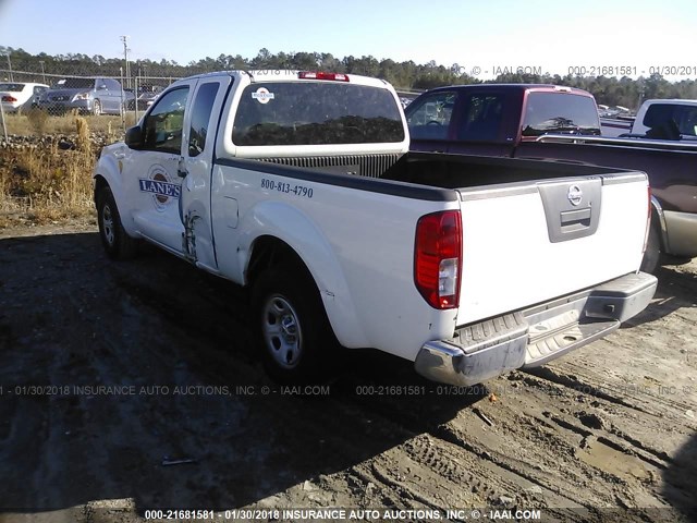 1N6BD0CT1CC468113 - 2012 NISSAN FRONTIER S/SV WHITE photo 3