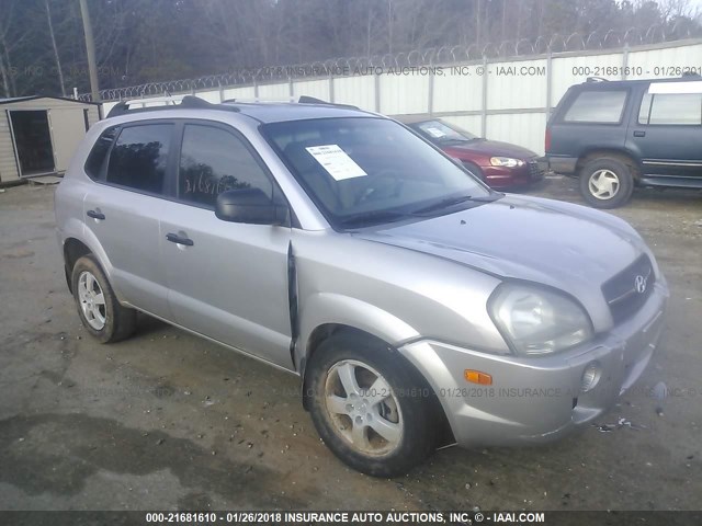 KM8JM12B36U249516 - 2006 HYUNDAI TUCSON GL SILVER photo 1