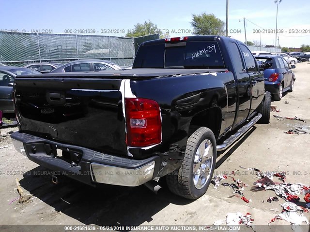 1GCSKTE34AZ283216 - 2010 CHEVROLET SILVERADO K1500 LTZ BLACK photo 4