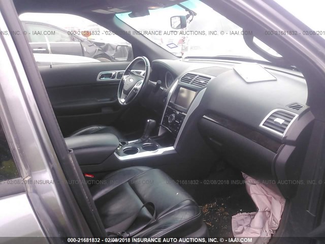 1FM5K7F81DGC82289 - 2013 FORD EXPLORER LIMITED ნაცრისფერი ფოტო 5