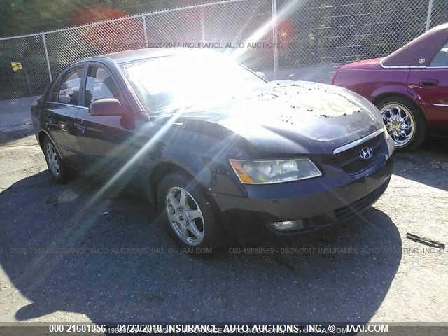 5NPEU46C56H175729 - 2006 HYUNDAI SONATA GLS/LX BLUE photo 1