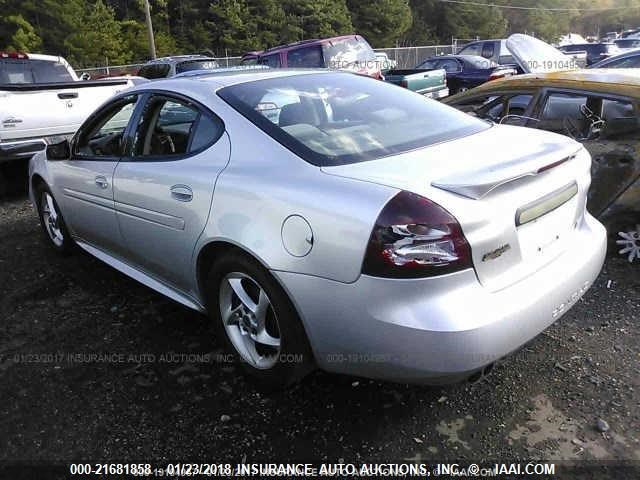 2G2WR524941185340 - 2004 PONTIAC GRAND PRIX GTP ვერცხლისფერი ფოტო 2