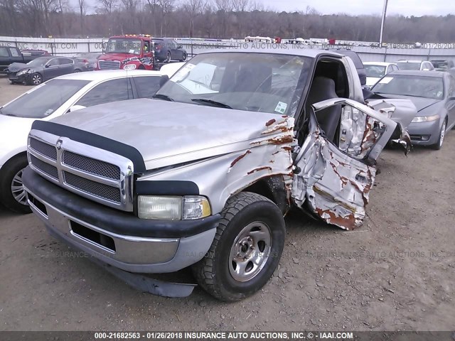 1B7HC16X6YS505058 - 2000 DODGE RAM 1500 SILVER photo 2