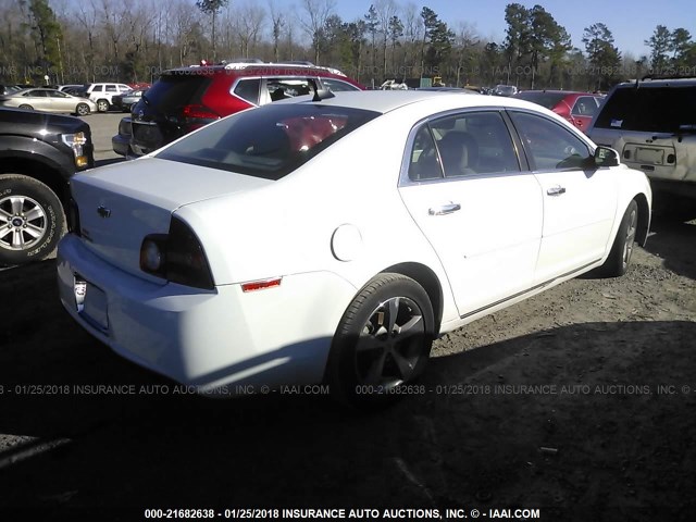 1G1ZC5E02CF118971 - 2012 CHEVROLET MALIBU 1LT 白色 照片 4