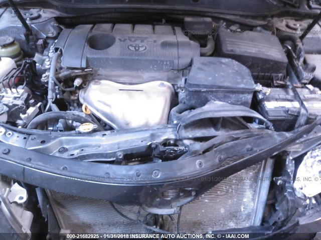 4T1BF3EK8BU213255 - 2011 TOYOTA CAMRY SE/LE/XLE GRAY photo 10