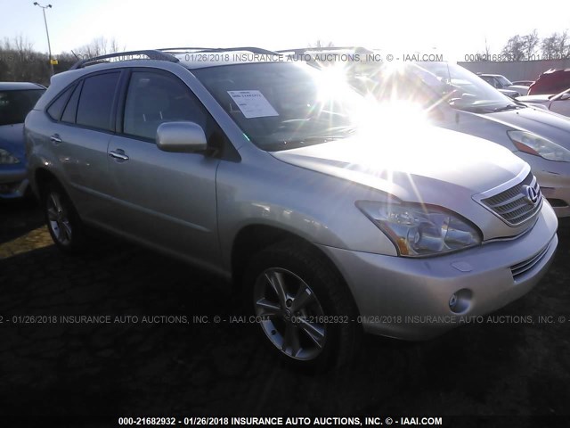 JTJHW31U882866370 - 2008 LEXUS RX 400H SILVER photo 1