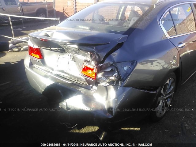 1HGCR2F58DA247155 - 2013 HONDA ACCORD SPORT 灰色 照片 6